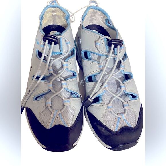 New women’s Propet Piper light blue & grey walking shoes size 7 WOA002M - Picture 7 of 10